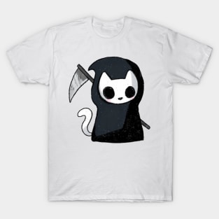 Grim reaper cat drawing T-Shirt